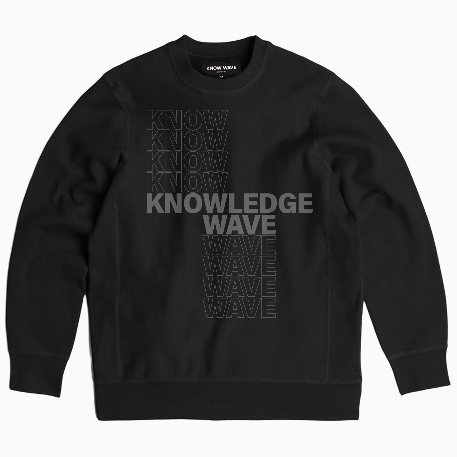 KNOWLEDGE WAVE CREWNECK