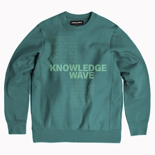 KNOWLEDGE WAVE CREWNECK