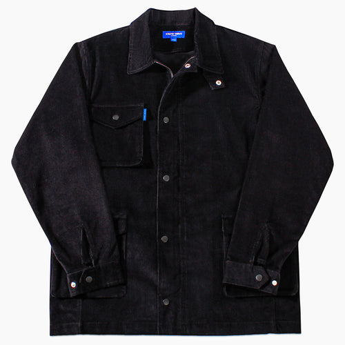 Corduroy Military Jacket